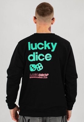 Bluza Lucky Dice Back czarna