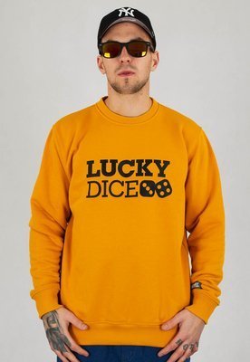 Bluza Lucky Dice Logo One miodowa