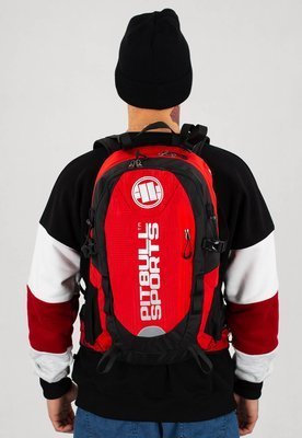 Plecak Pit Bull Sports czarno czerwony
