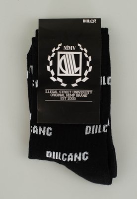 Skiety Diil Multi Logo czarne