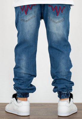 Spodnie Stoprocent Jogger Stitch blue