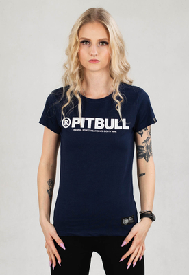 T-Shirt Pit Bull R granatowy