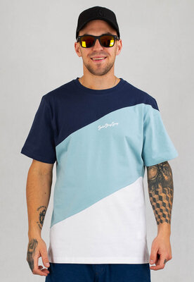 T-Shirt SSG 99 Colors Wave granatowo błękitny