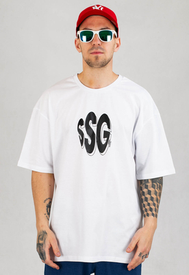 T-Shirt SSG Baggy Ball biały