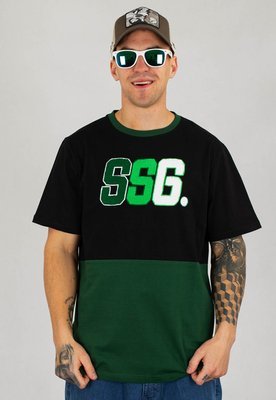T-Shirt SSG Chenil Logo czarno zielony