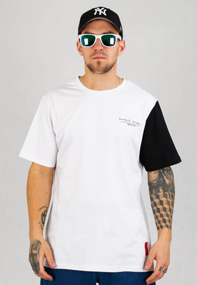 T-Shirt SSG Color Sleeve biały
