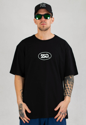 T-Shirt SSG Oval Frame Basic Logo czarny