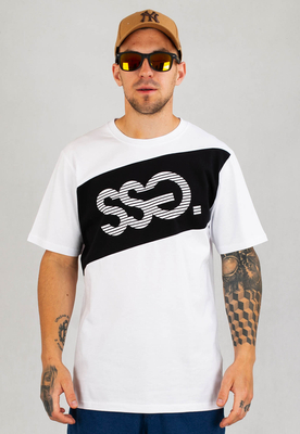 T-Shirt SSG Stripped Logo biały 