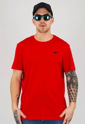 T-shirt 4F TSM003 czerwony