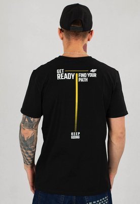 T-shirt 4F TSM021 czarny