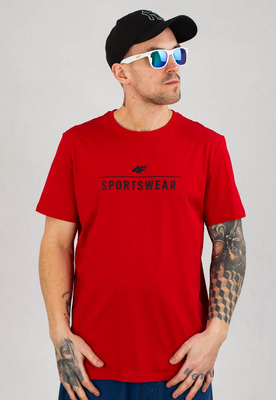 T-shirt 4F TSM354 czerwony