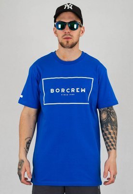 T-shirt B.O.R. Biuro Ochrony Rapu Box niebieski