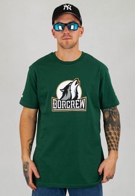 T-shirt B.O.R. Biuro Ochrony Rapu Wolf zielony