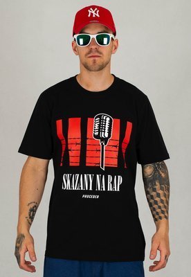 T-shirt Chada Proceder Skazany na Rap czarny