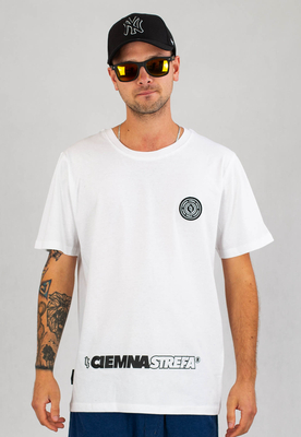 T-shirt Ciemna Strefa Below biały