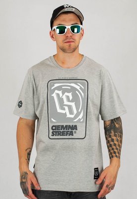 T-shirt Ciemna Strefa CS Block szara