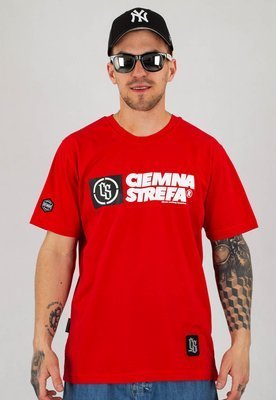 T-shirt Ciemna Strefa Dative czerwony