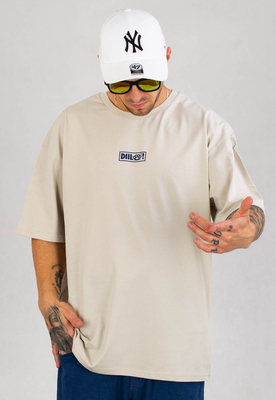 T-shirt Diil Baggy Frame beżowy