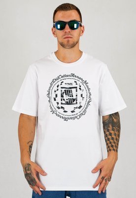T-shirt Diil Camo Laur biały
