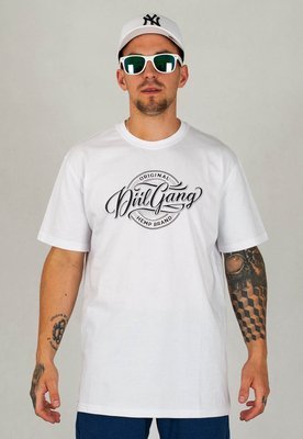 T-shirt Diil Gang biały