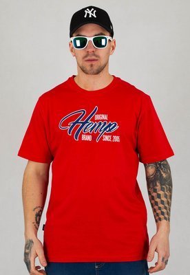 T-shirt Diil Hemp czerwony