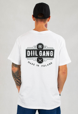 T-shirt Diil Herb biały