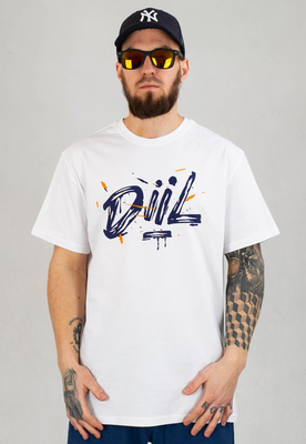 T-shirt Diil Splash biały