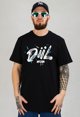 T-shirt Diil Splash czarny