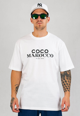 T-shirt El Polako Coco Marocco biały