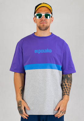 T-shirt El Polako Colors Classic fioletowy
