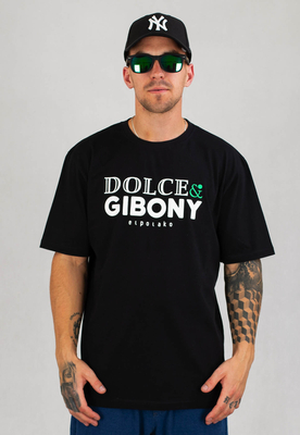 T-shirt El Polako Dolce & Gibony czarny