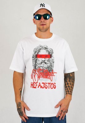 T-shirt El Polako Hefajstos biały