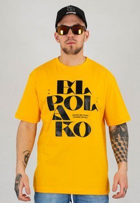 T-shirt El Polako Letters żółty + Płyta Gratis