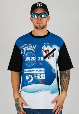 T-shirt El Polako Snowboard czarny