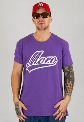 T-shirt Moro Sport Baseball fioletowy