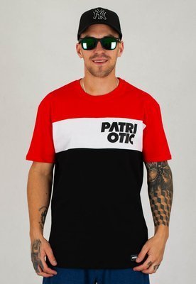 T-shirt Patriotic CLS Trio New biało czarno czerwony