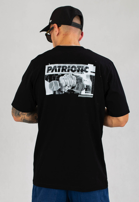 T-shirt Patriotic F-Mic Print czarny