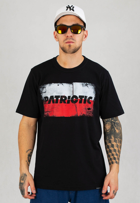 T-shirt Patriotic Futura Flag czarny