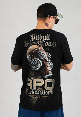 T-shirt Pit Bull Apocalypse czarny