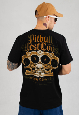 T-shirt Pit Bull Brass Knuckles czarny