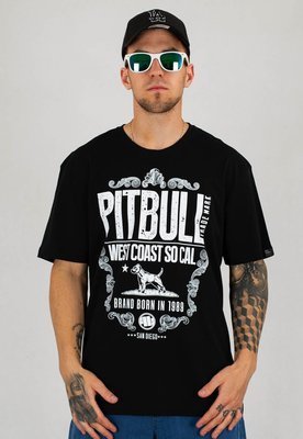 T-shirt Pit Bull California Republic czarny