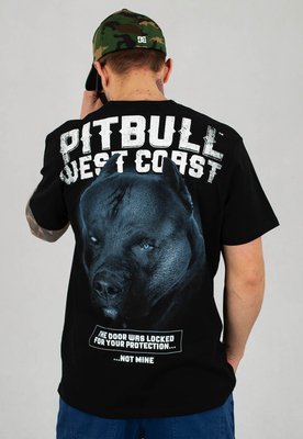 T-shirt Pit Bull Dog Weapon Middle Weigh czarny