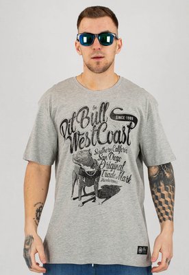 T-shirt Pit Bull Doggy szary