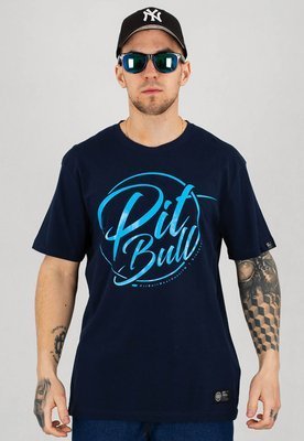 T-shirt Pit Bull Inside ciemno granatowy