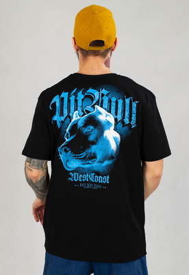 T-shirt Pit Bull Middle Blue Eyed Devil VI czarny