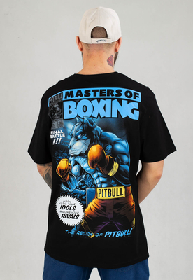 T-shirt Pit Bull Middle Masters Of Boxing czarny