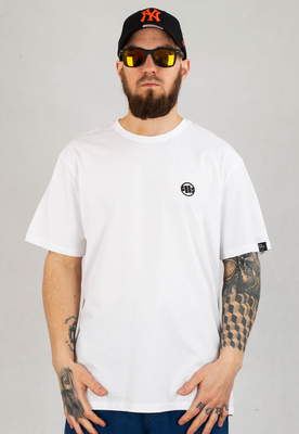 T-shirt Pit Bull Middle Small Logo biały
