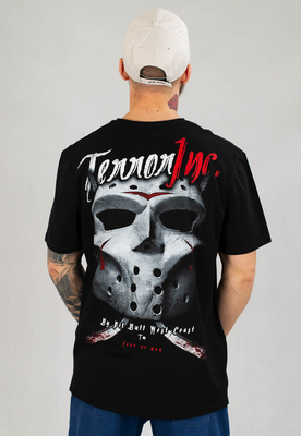 T-shirt Pit Bull Middle Terror Mask czarny