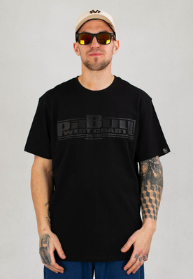 T-shirt Pit Bull One Tone Boxing czarny