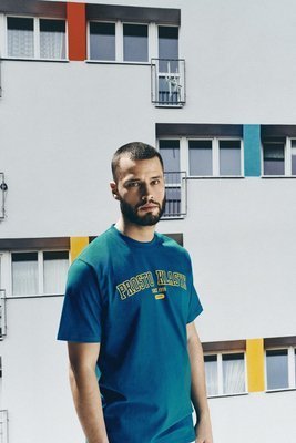 T-shirt Prosto Akademik niebieski